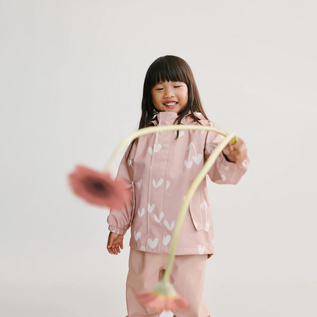Liewood-Pedia Rainwear Set Sweethearts / Pale tuscany