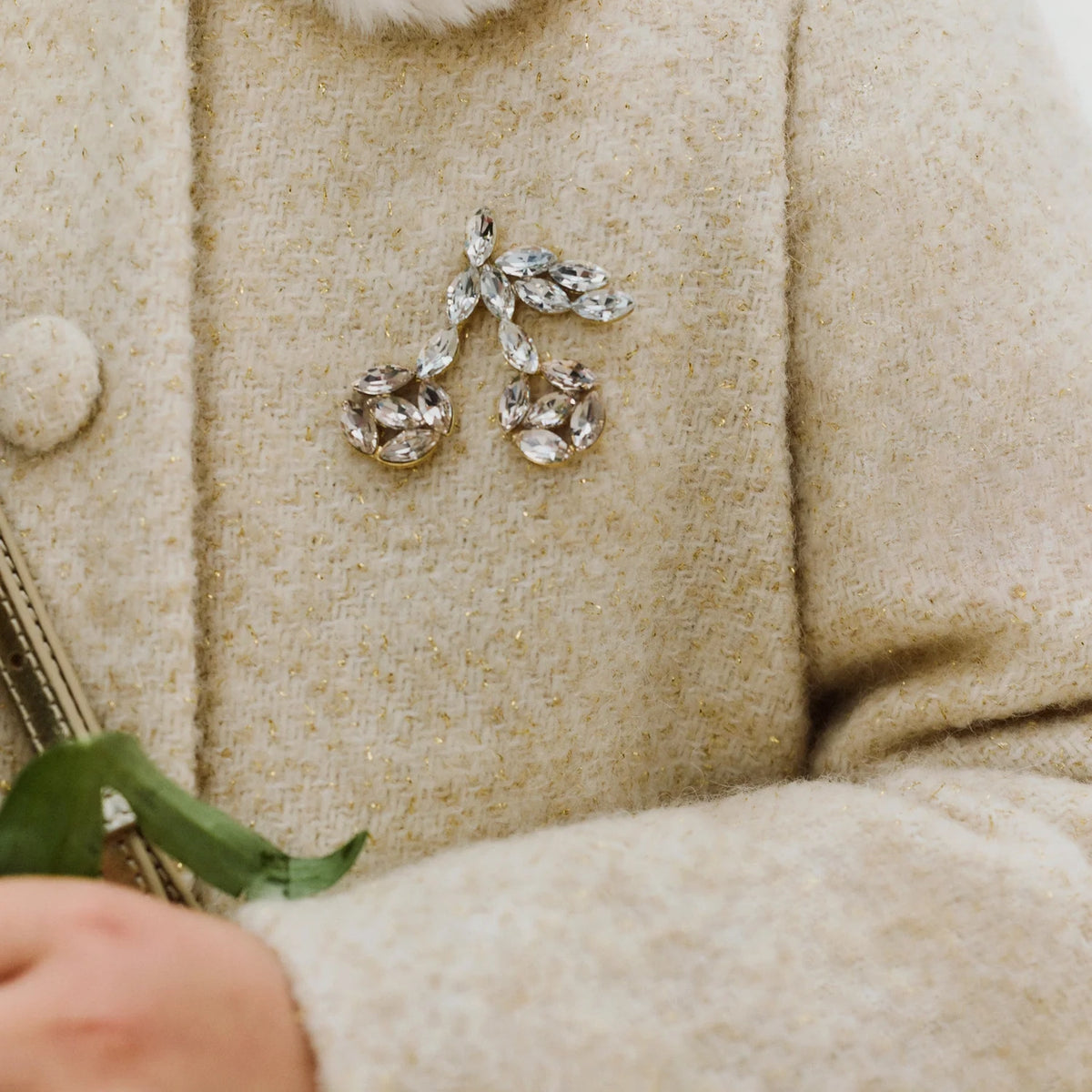 Bonpoint-Broche Munira Rose Pale