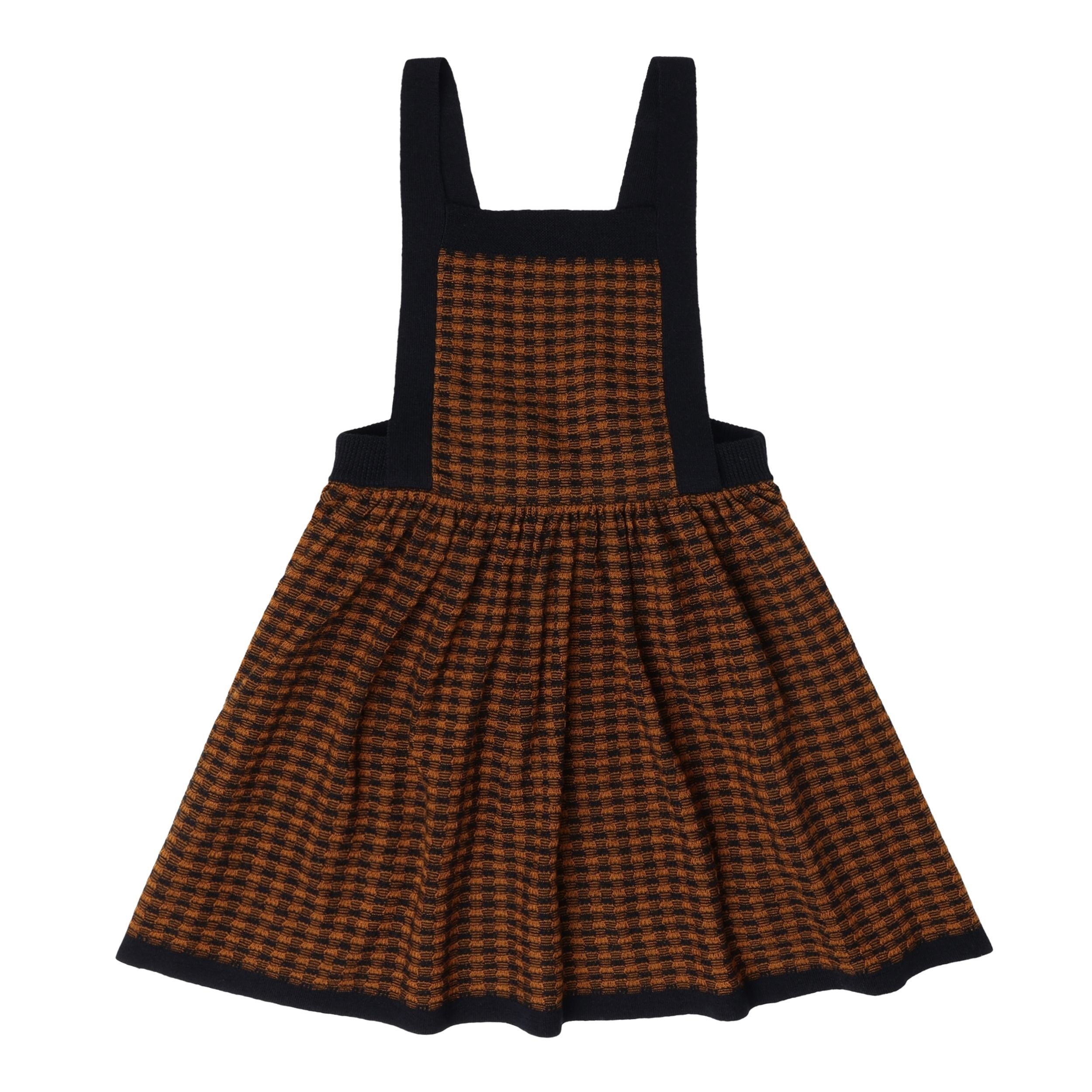 FUB-Girls Checked Spencer dark navy/burnt amber