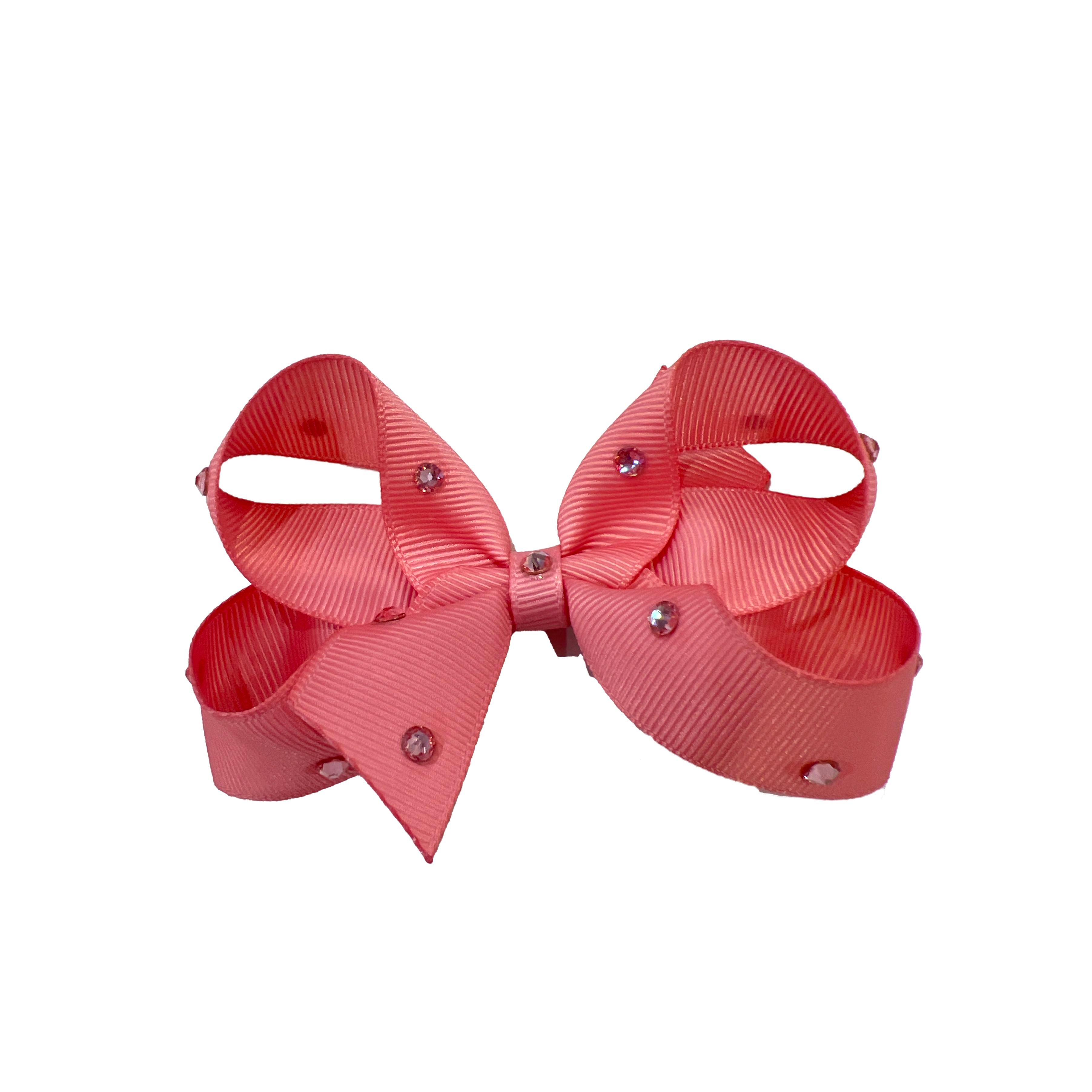 Olilia-Medium Classic Bow-Fantasy Rose