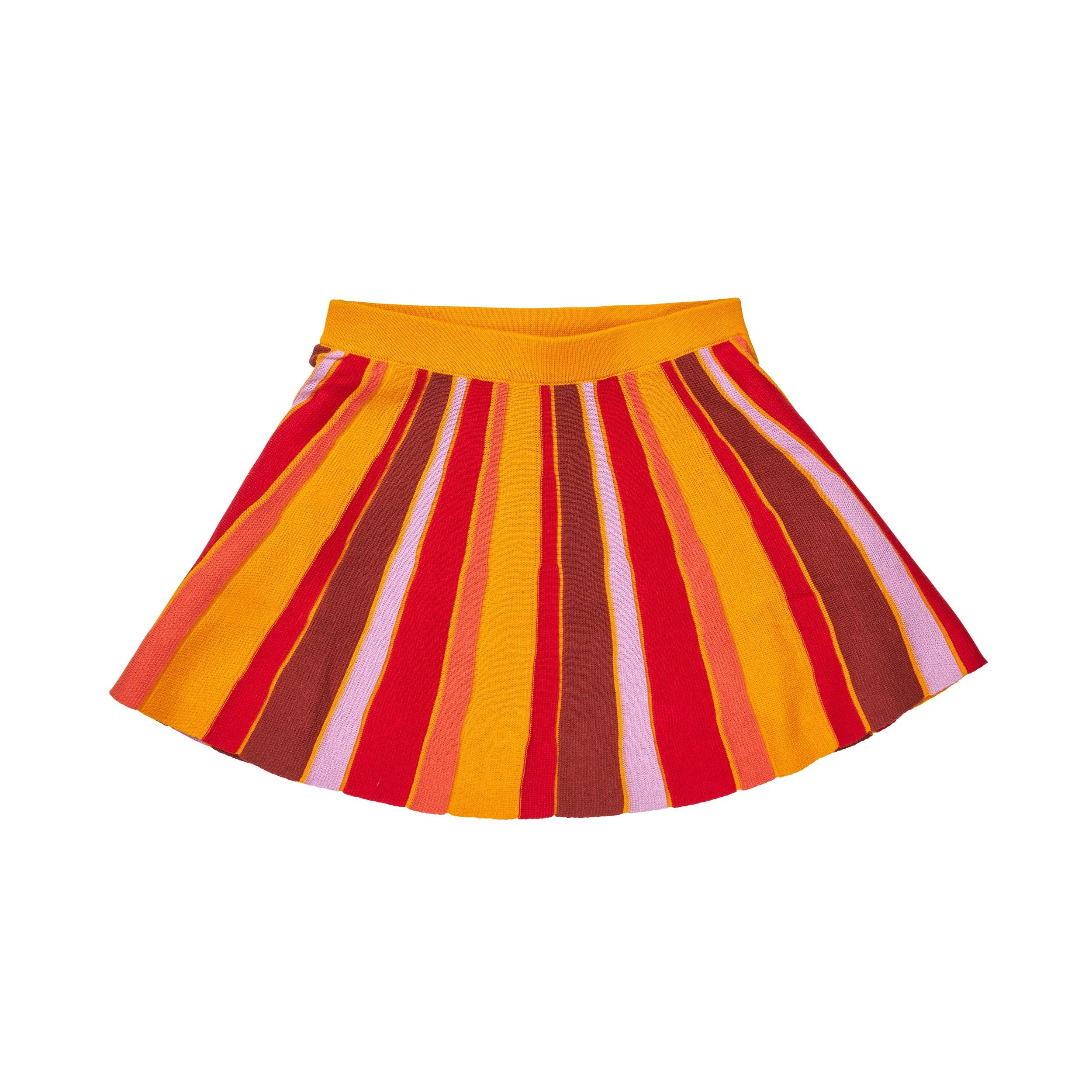 Fub-Girls Colorful Stripe Cotton Skirt