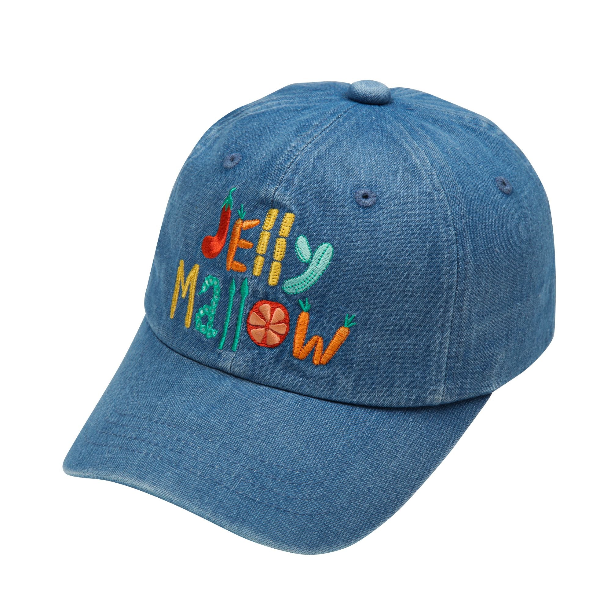 Jelly Mallow-Veggis Denim Ballcap Blue