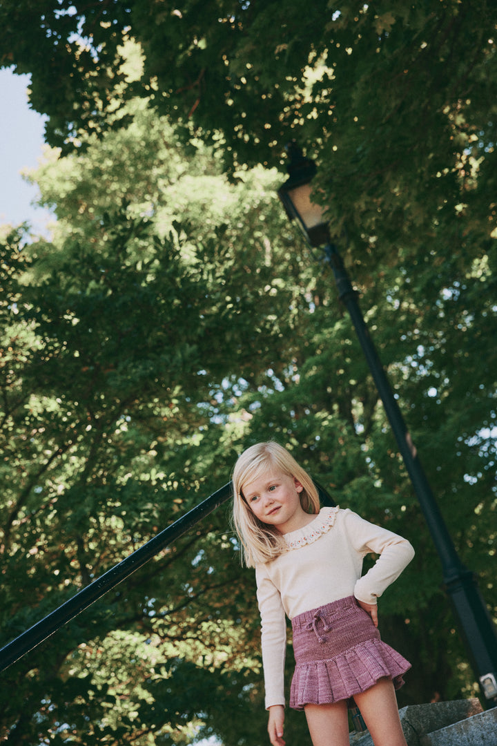 Misha & Puff-Skating Pond Skirt Antique Rose