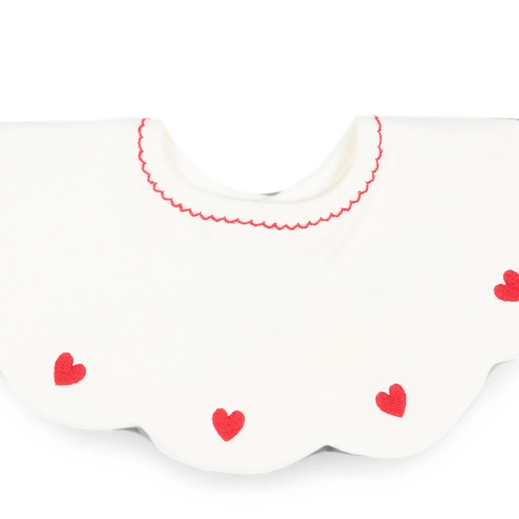 Petit Bateau-Baby Girls Bavoir Marshmallow