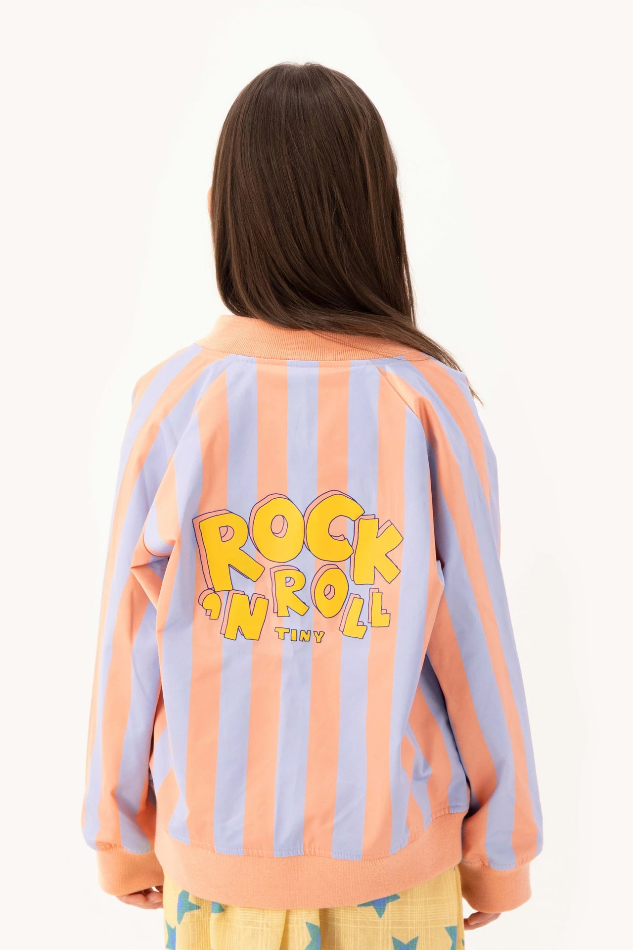 TINY ROCK N ROLL BOMBER JACKET-blue-grey-papaya