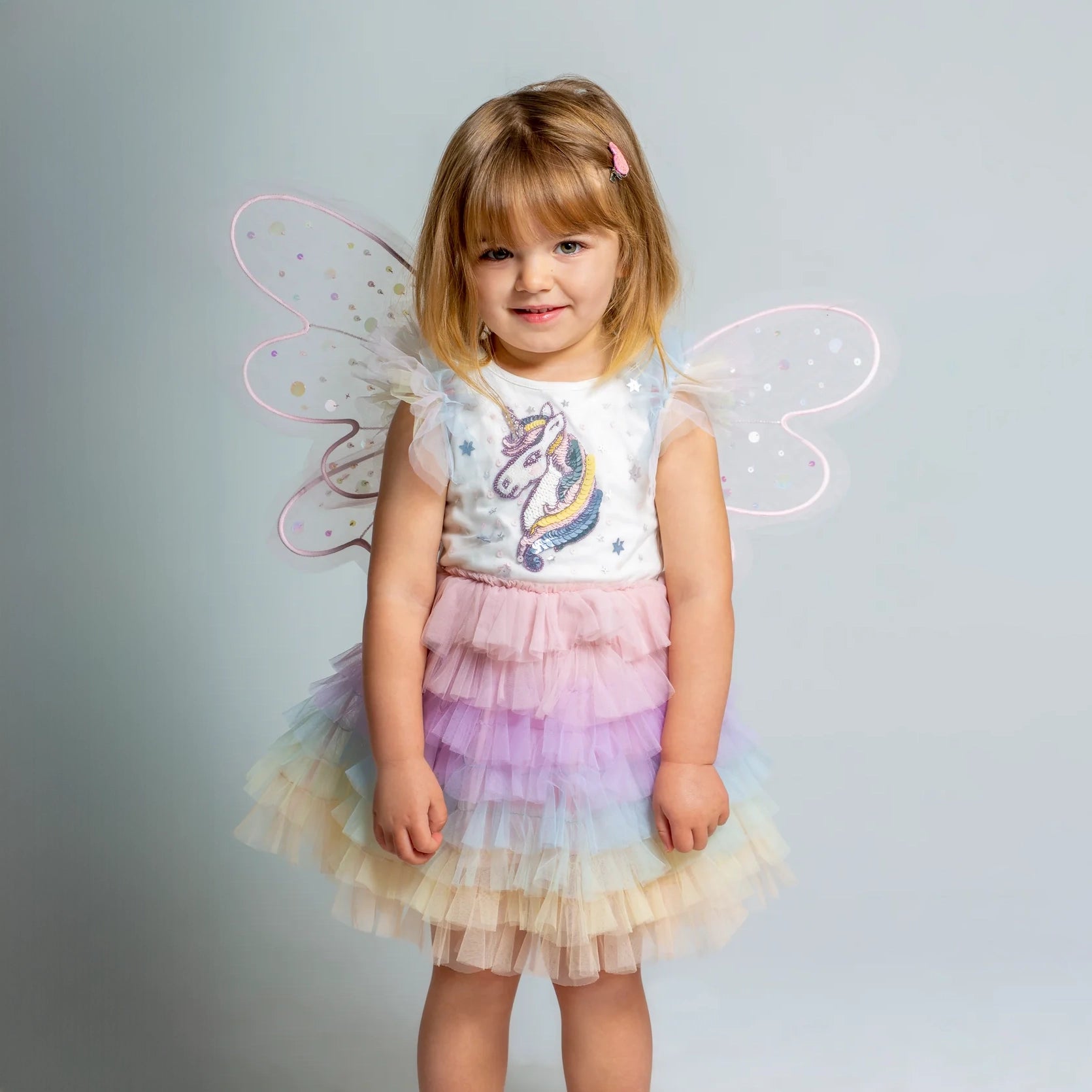 Tutu Du Monde-Bebe Unicorn Twinkle Tutu Dress Milk