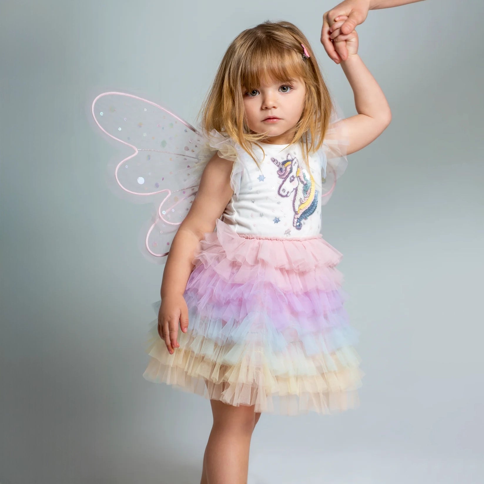 Tutu Du Monde-Bebe Unicorn Twinkle Tutu Dress Milk