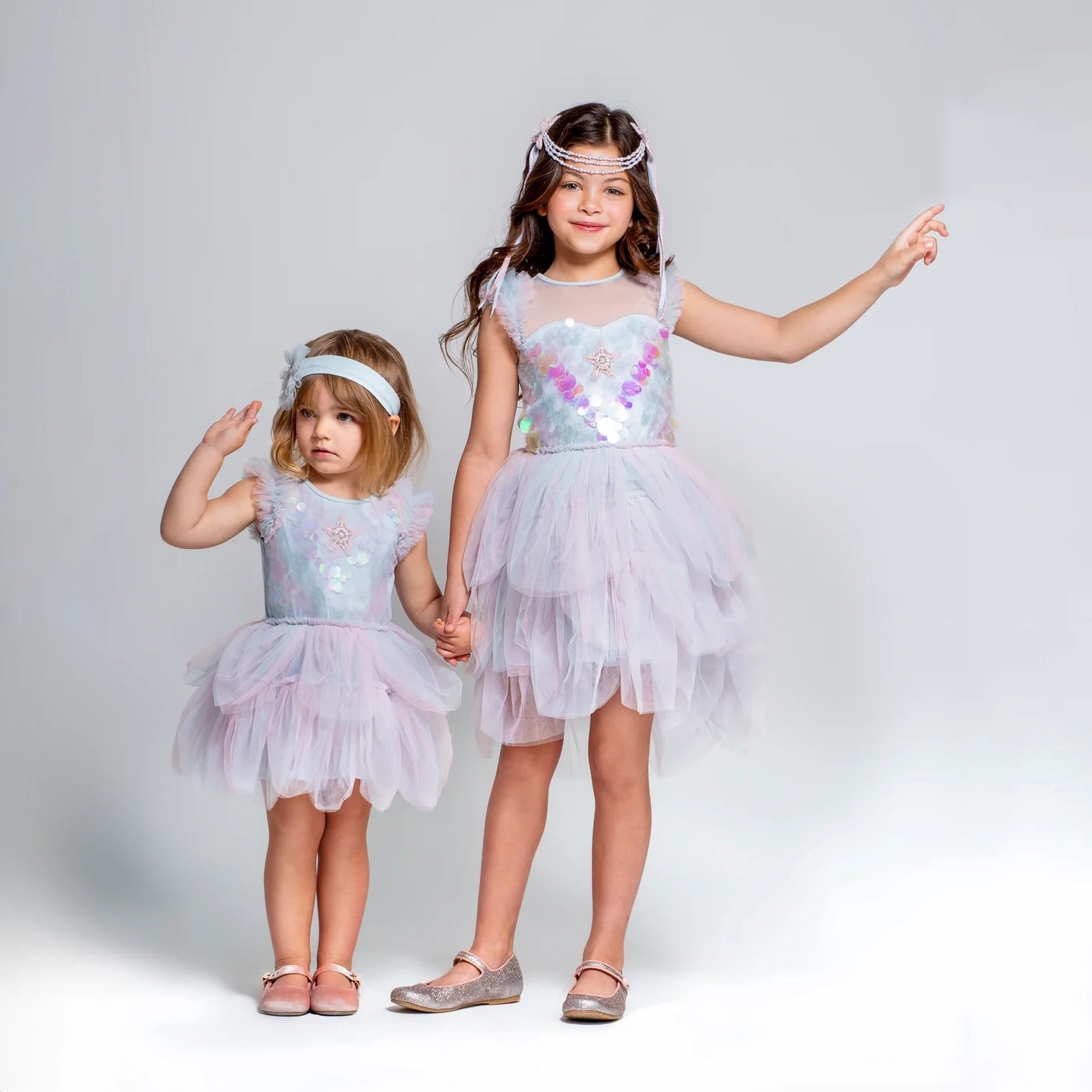 Tutu Du Monde-Bebe Mermaid Magic Tutu Shine Blue Mix