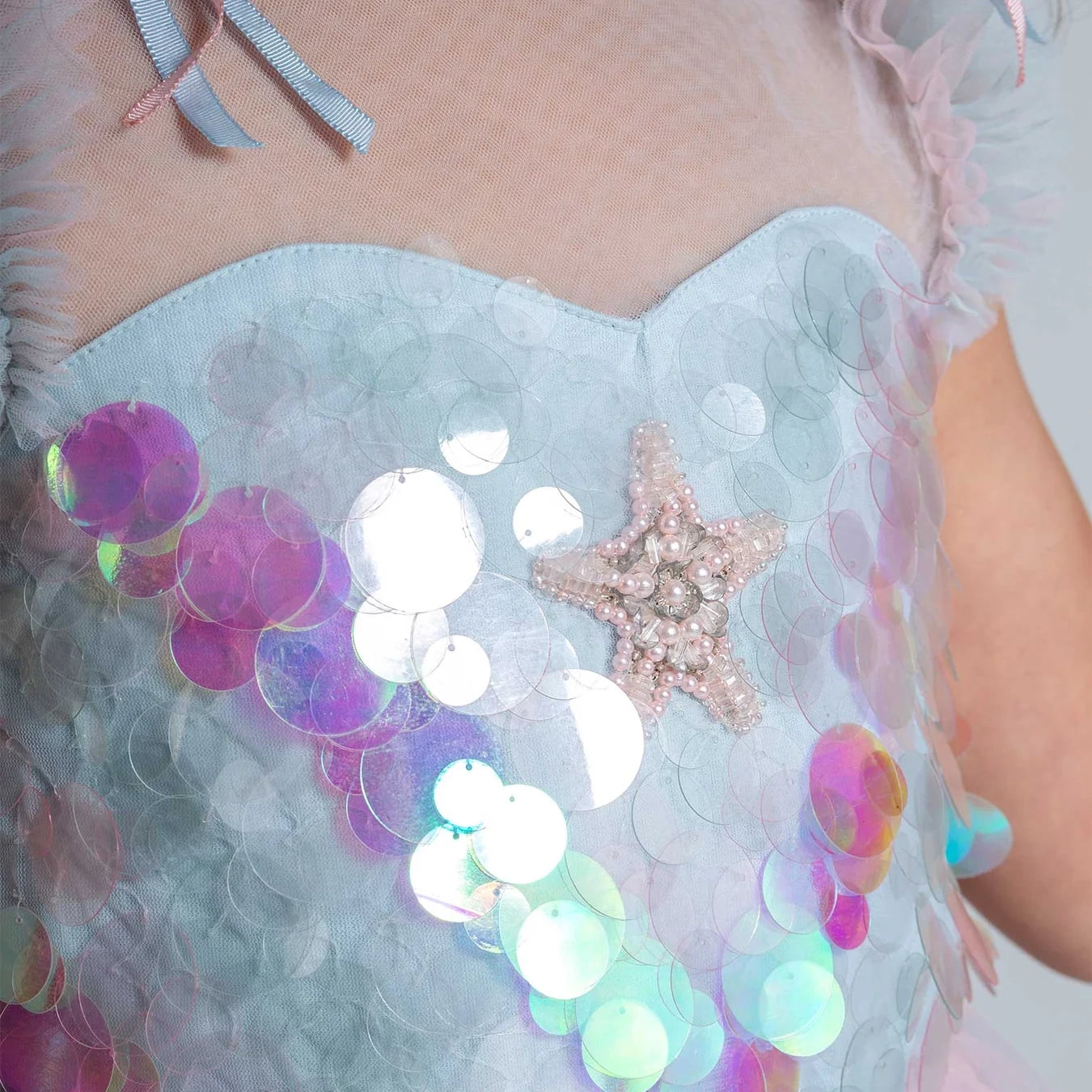 Tutu Du Monde-Mermaid Magic Tutu Dress Shine Blue Mix