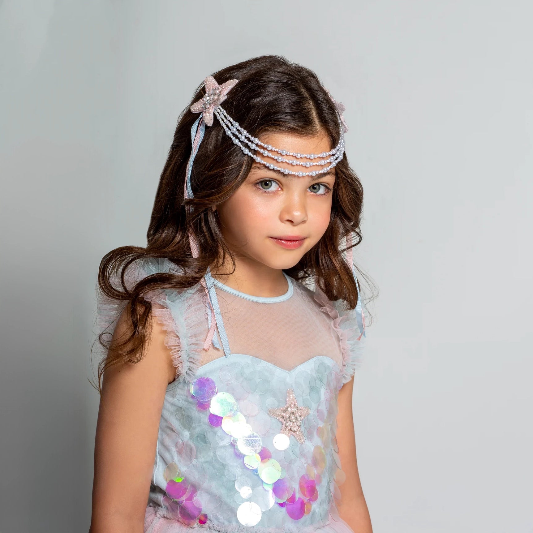 Tutu Du Monde-Mermaid Magic Tutu Dress Shine Blue Mix