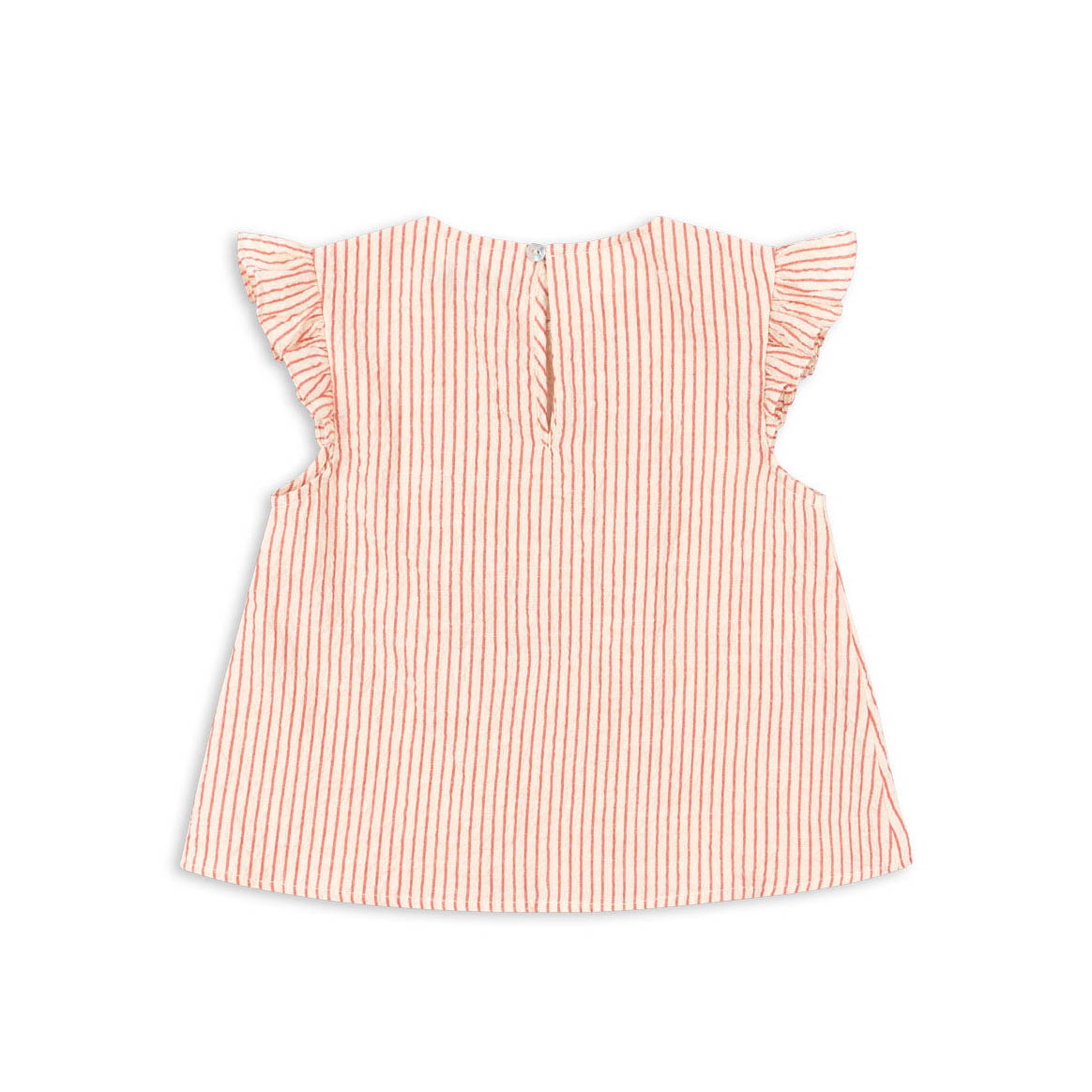 Konges Sløjd-Ellie Frill Top Gots Amour Stripe