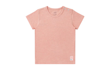 Short Sleeve T-Shirt (Bamboo Jersey) - Pantone Coral Almond