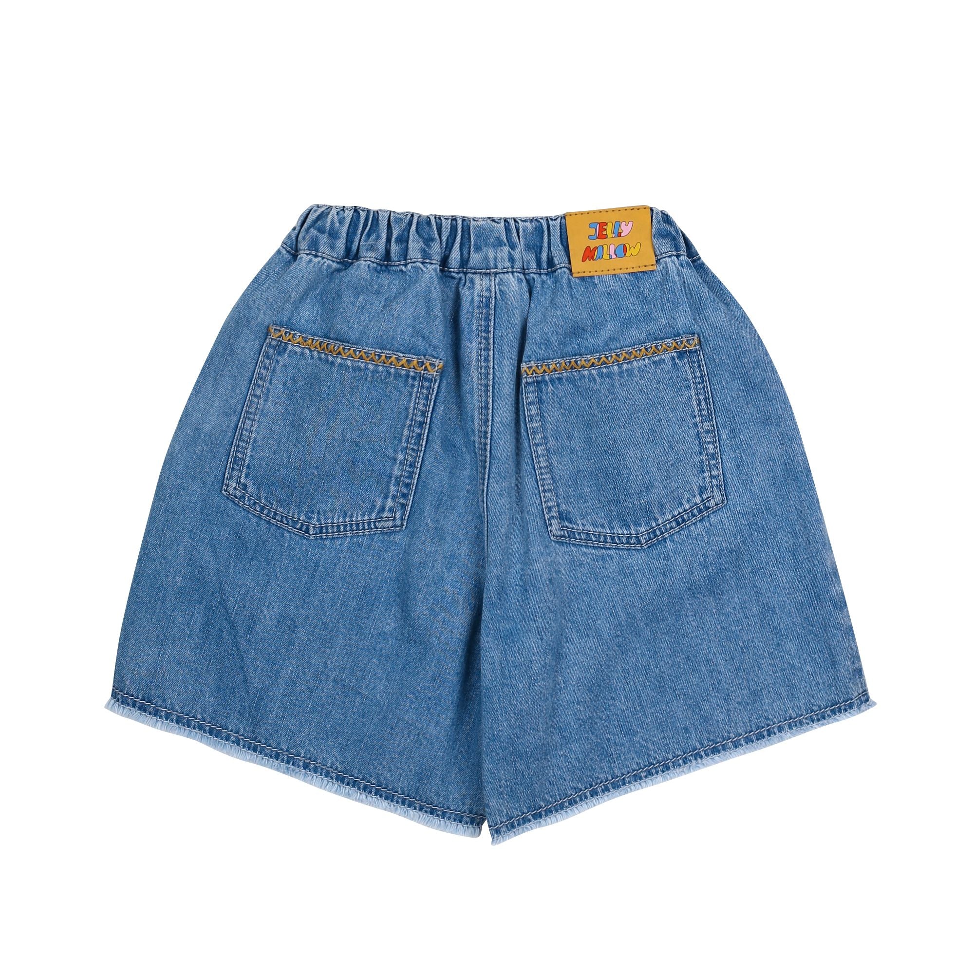 Jelly Mallow-Our Recipe Denim Shorts Blue