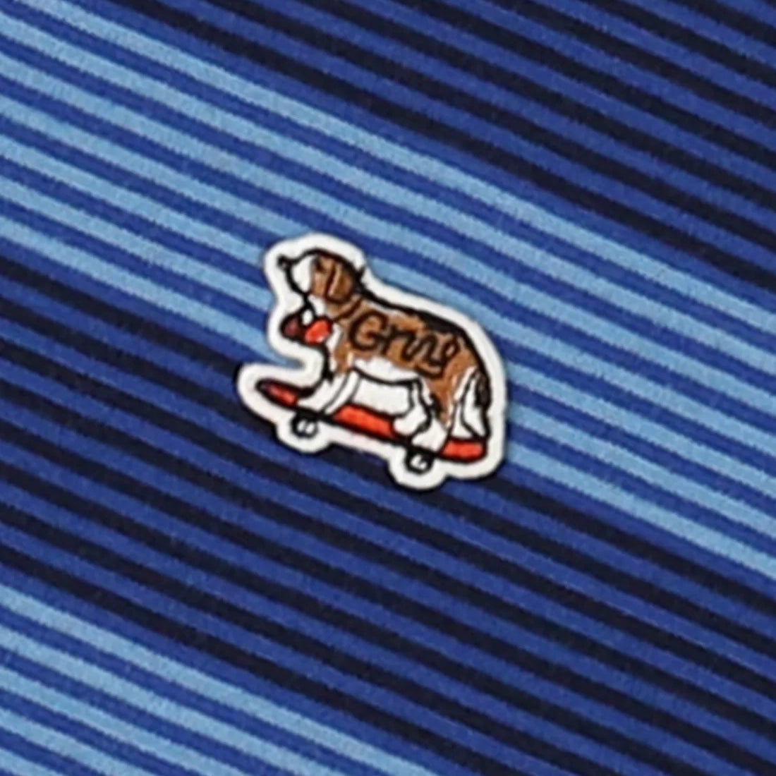 Groovy Colors-Kids Knitted T-shirts Blue