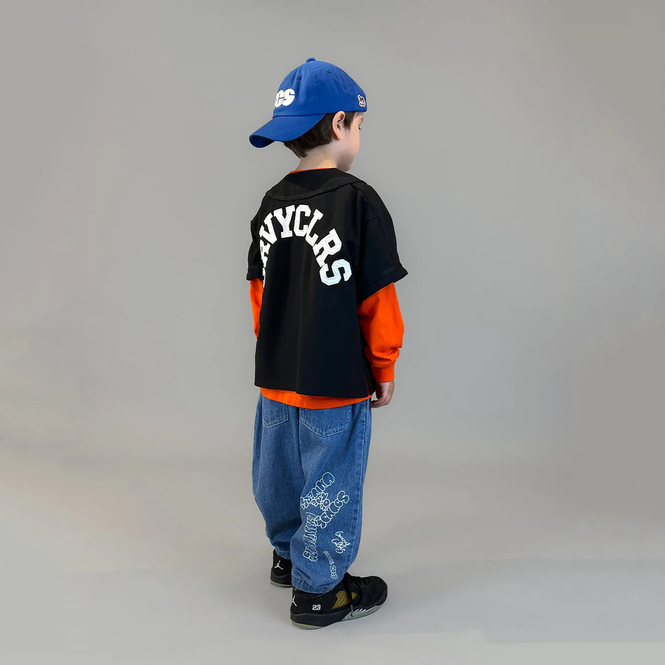 Groovy Colors-Kids Woven Pants Blue