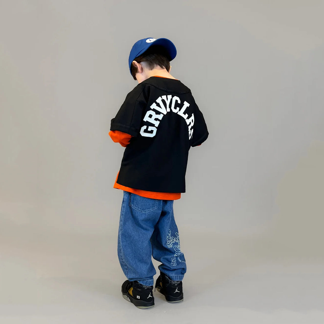 Groovy Colors-Kids Woven Pants Blue