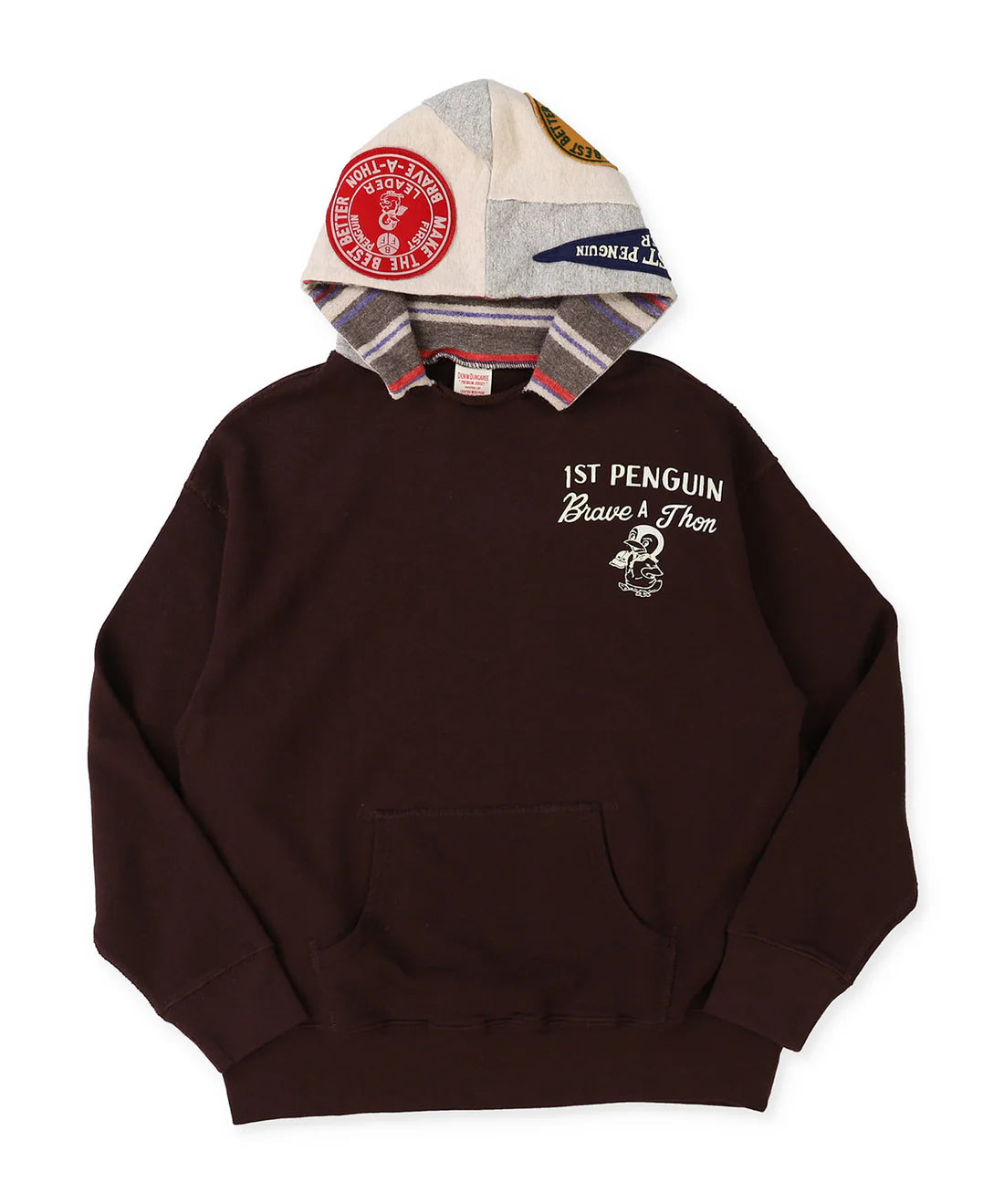 Denim Dungaree-Pile Pennie Patch Parka