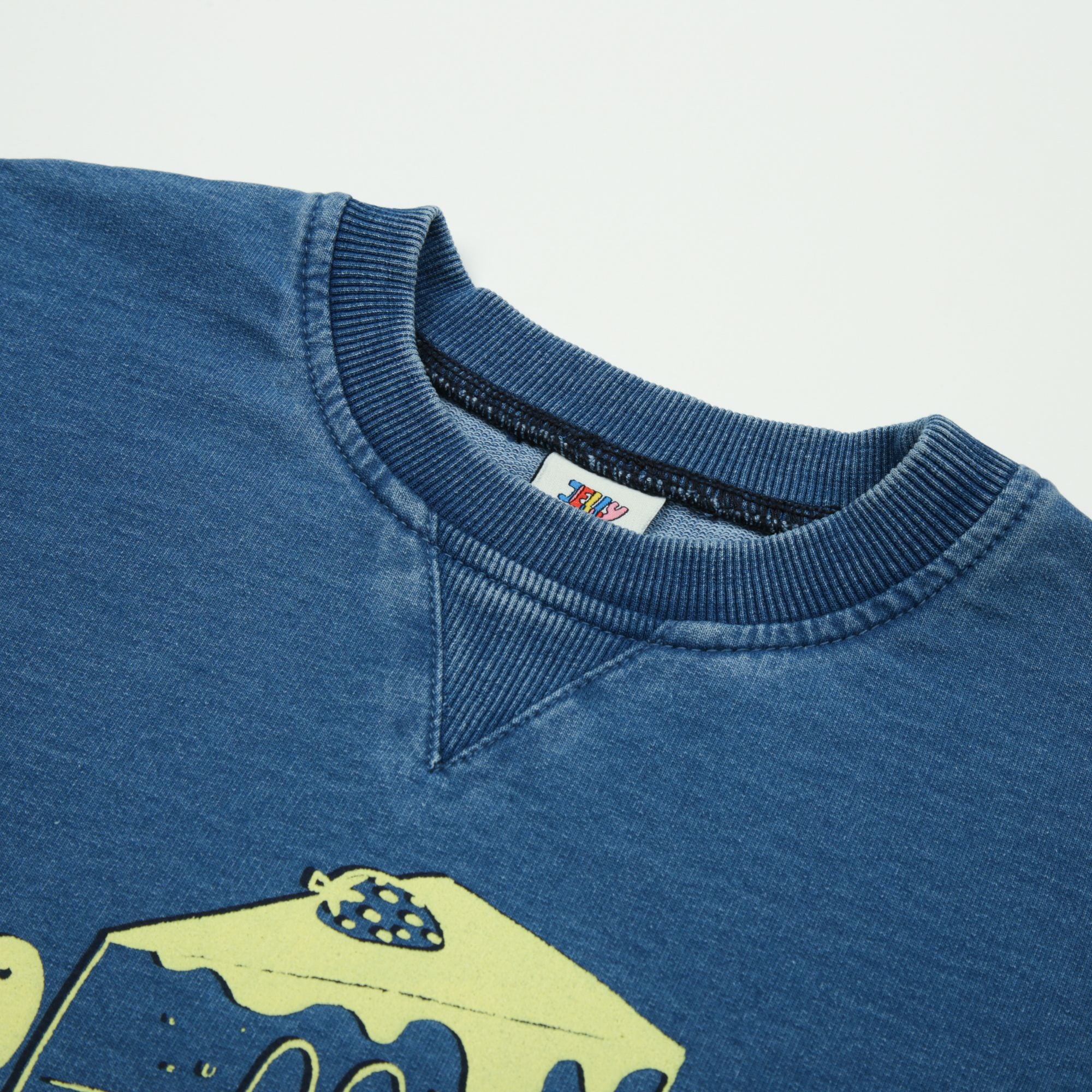 Jelly Mallow-Tea Time Sweatshirt_Denim Indigo