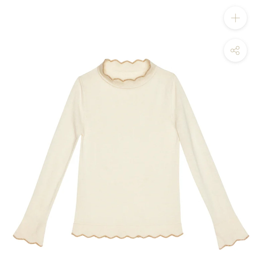 RTW LANA TOP-MARSHMALLOW