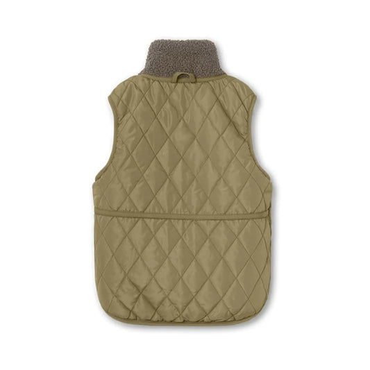 MATCECIL reversible thermo vest. GRS-8730 Boa green