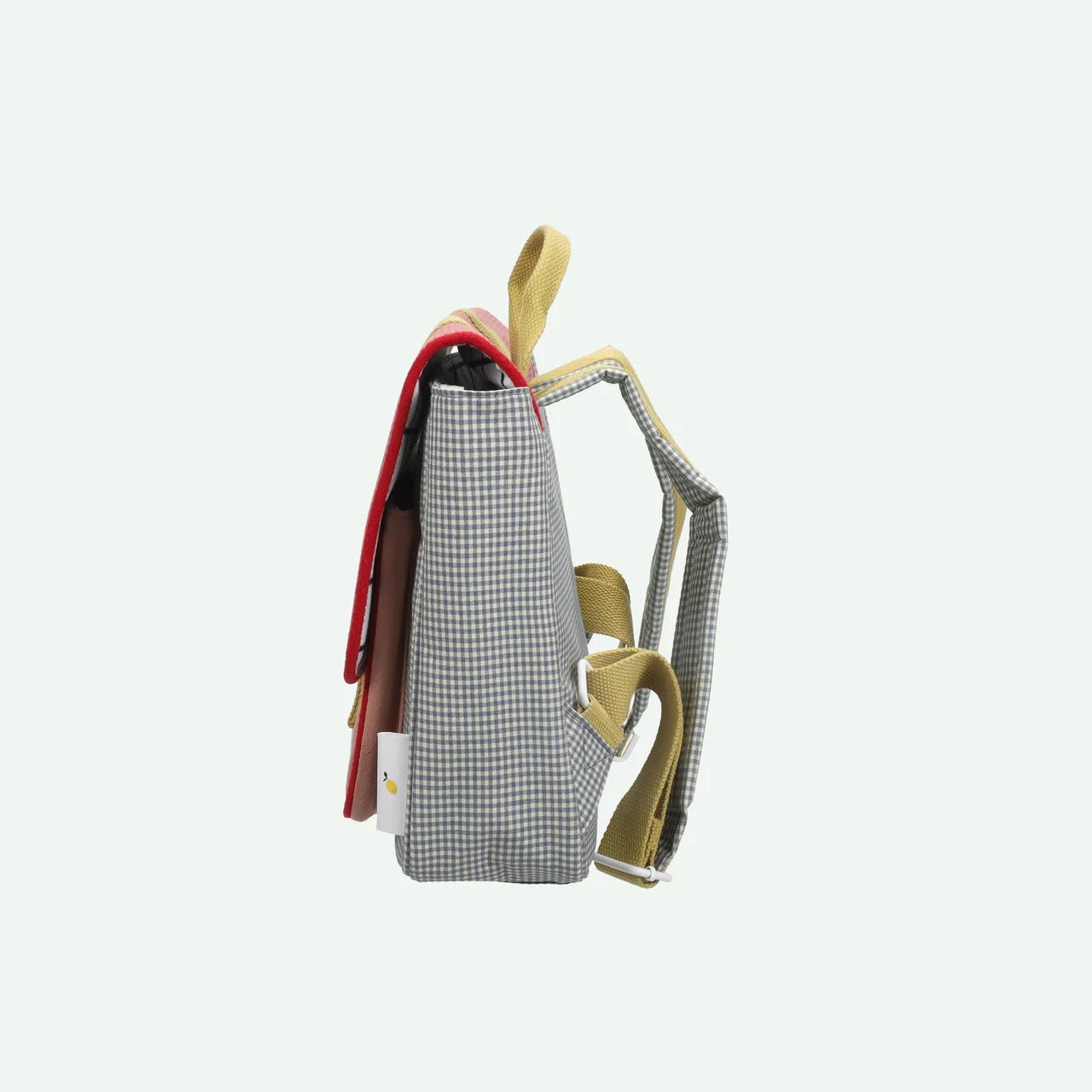 Sticky Lemon schoolbag | lemon tree | gingham midnight + moon