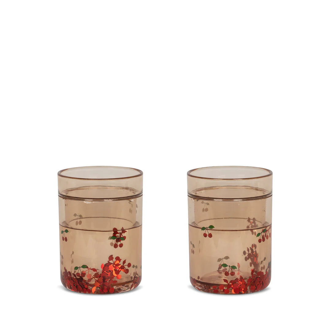 Copy of 2 PACK GLITTER CUPS CHERRY