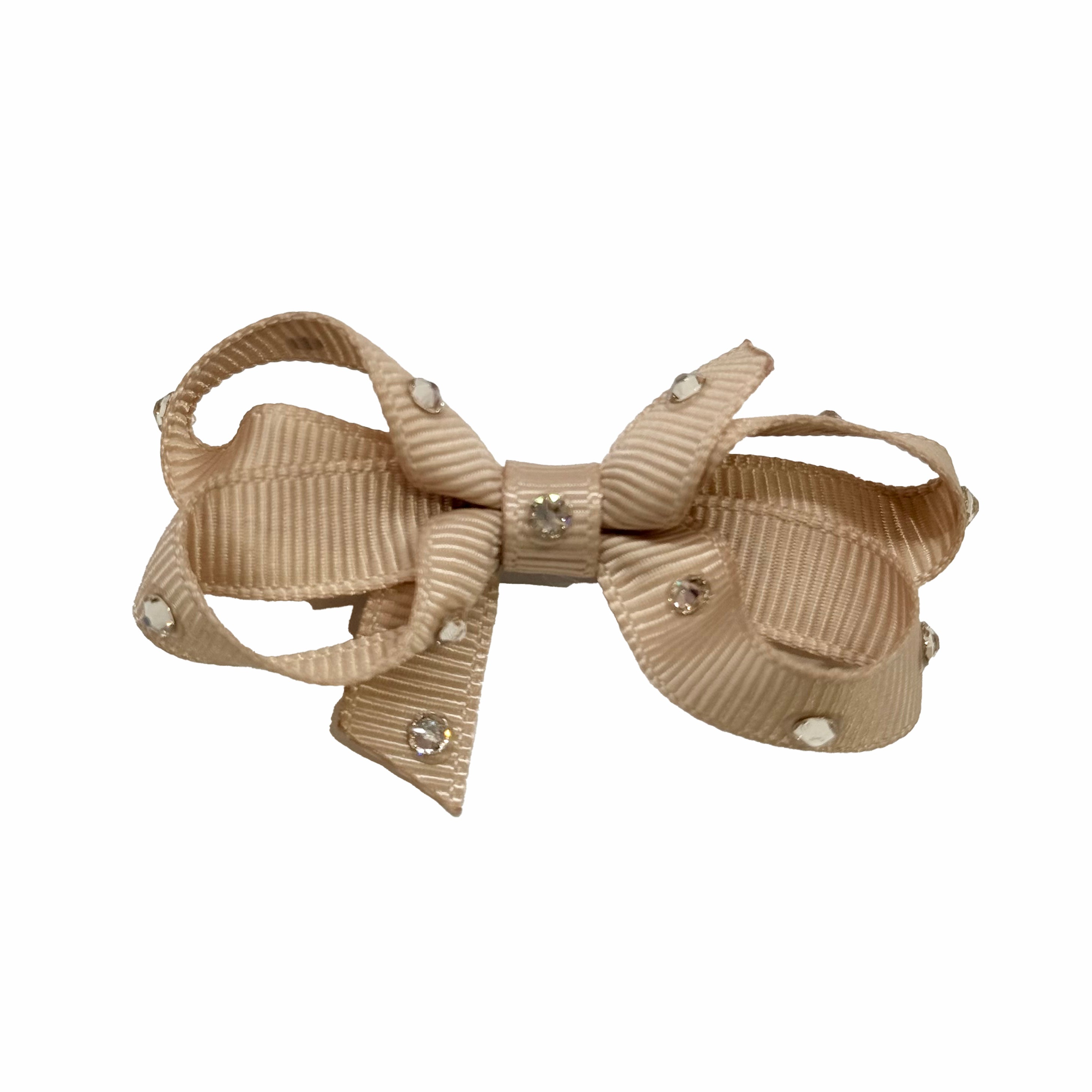 Olilia-Small Classic Bow-Tan
