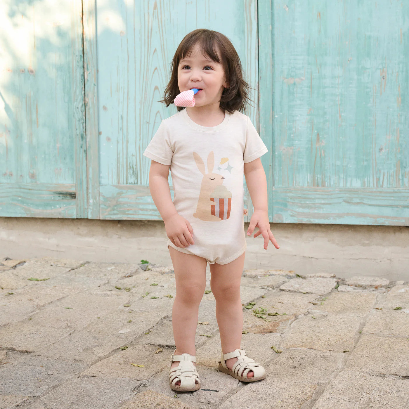 Petite Revery-Baby Onesie Nimbus Cloud-Magic Bunny