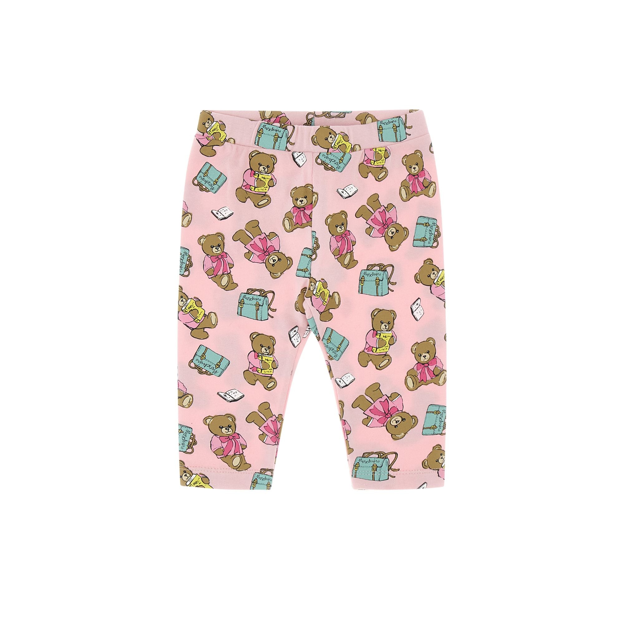 Moschino-Baby Girl Leggings Sugar Rose School