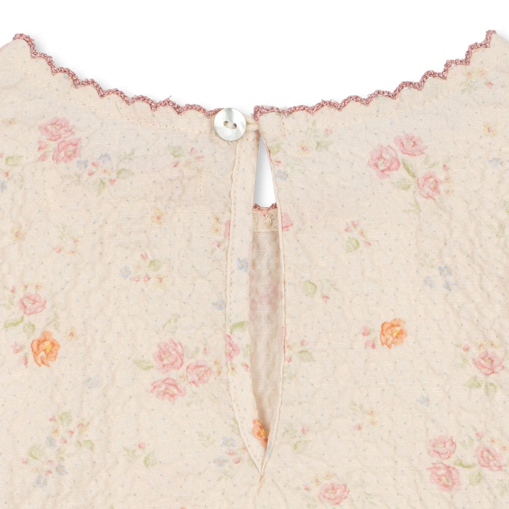 Konges Sløjd-Girl Elin Bow Blouse Gots Nonoka