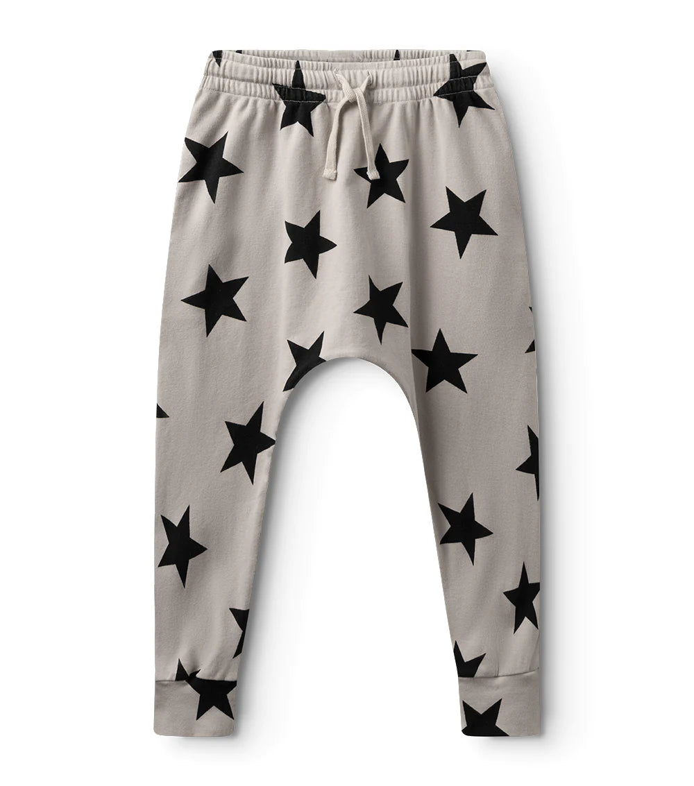 STAR BAGGY PANTS SMOKEY GREY