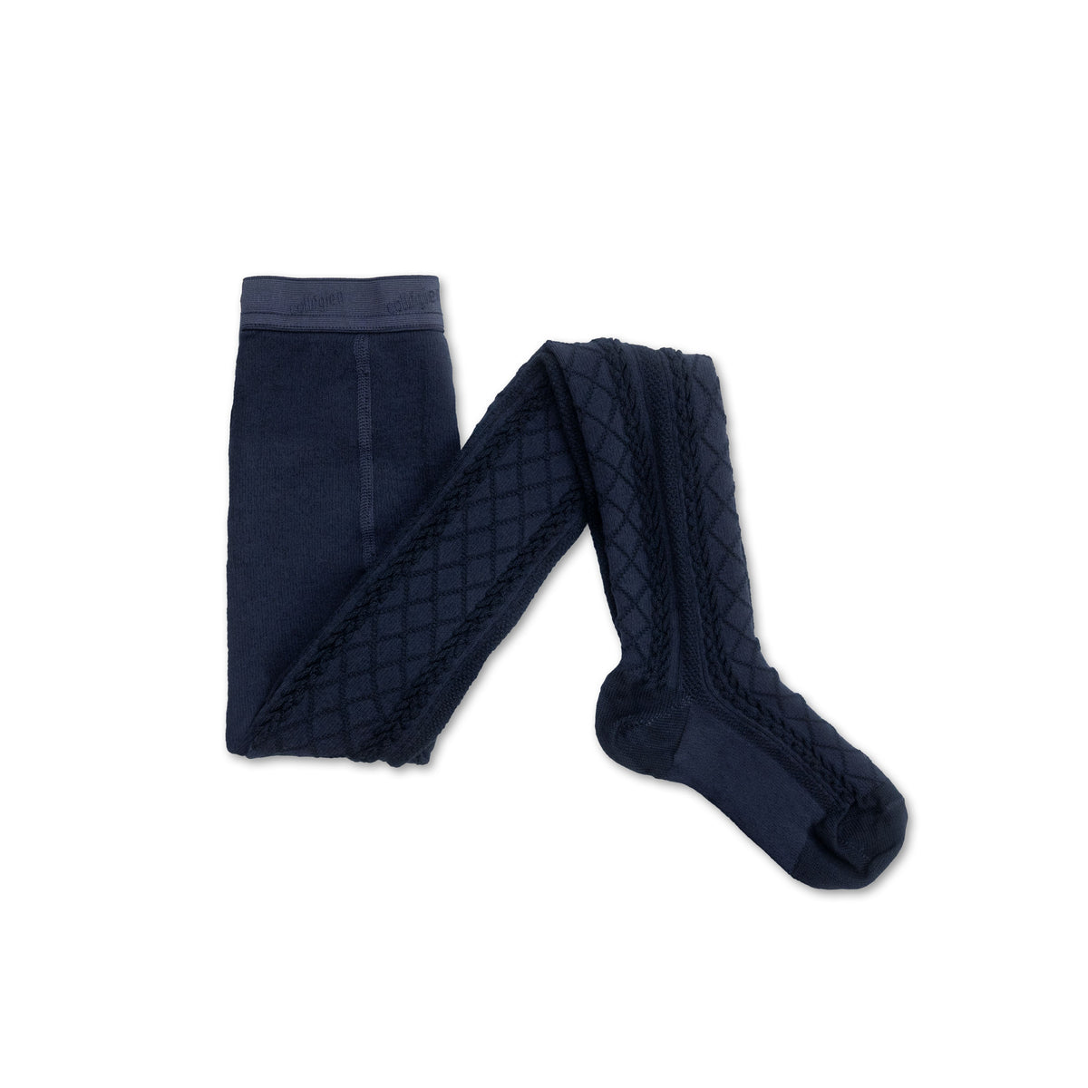 Collégien-Léopoldine  Diamond Pointelle Tights Nuit Etoilée