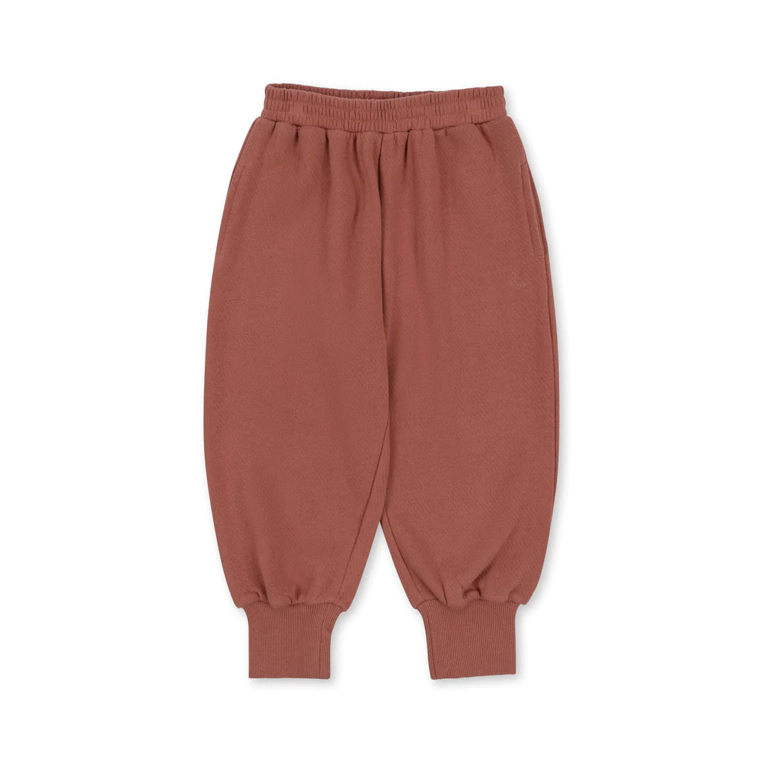 LOUPY LOU SWEAT PANTS GOTS-CANYON ROSE