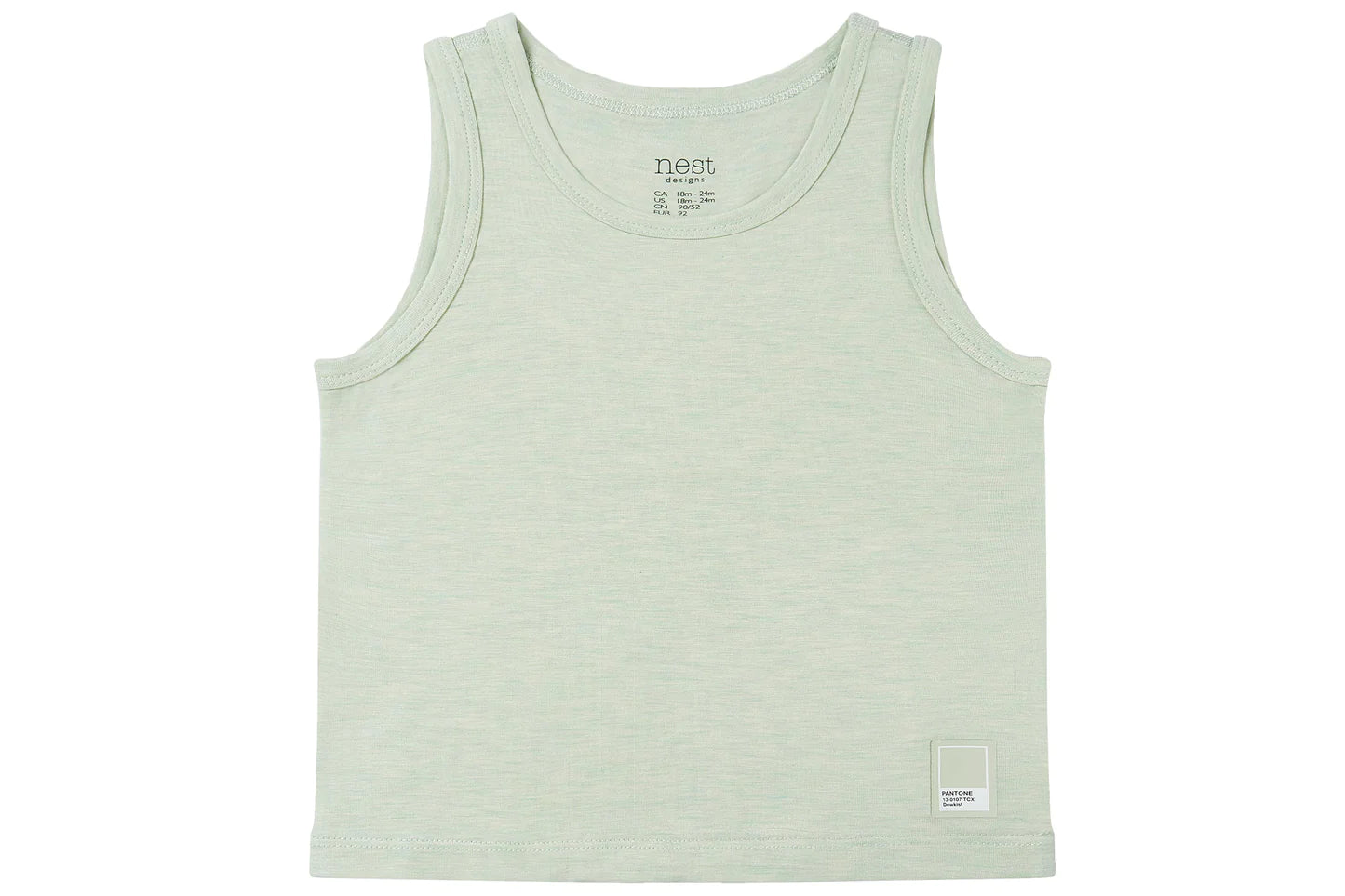 Tank Top (Bamboo Jersey) - Pantone Dewkist