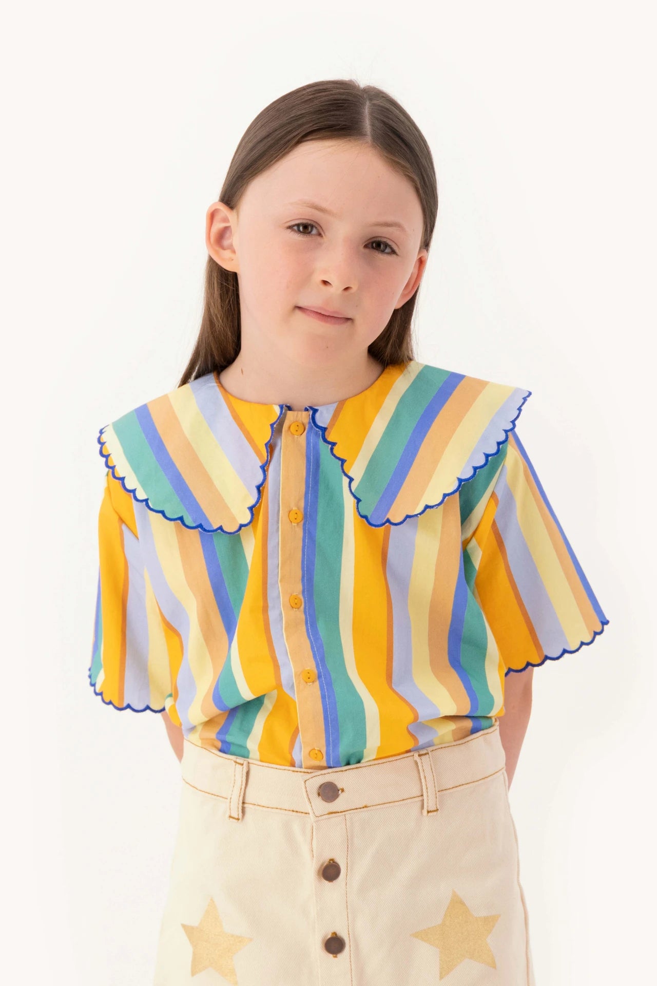 MULTICOLOR STRIPES SHIRT-multicolor