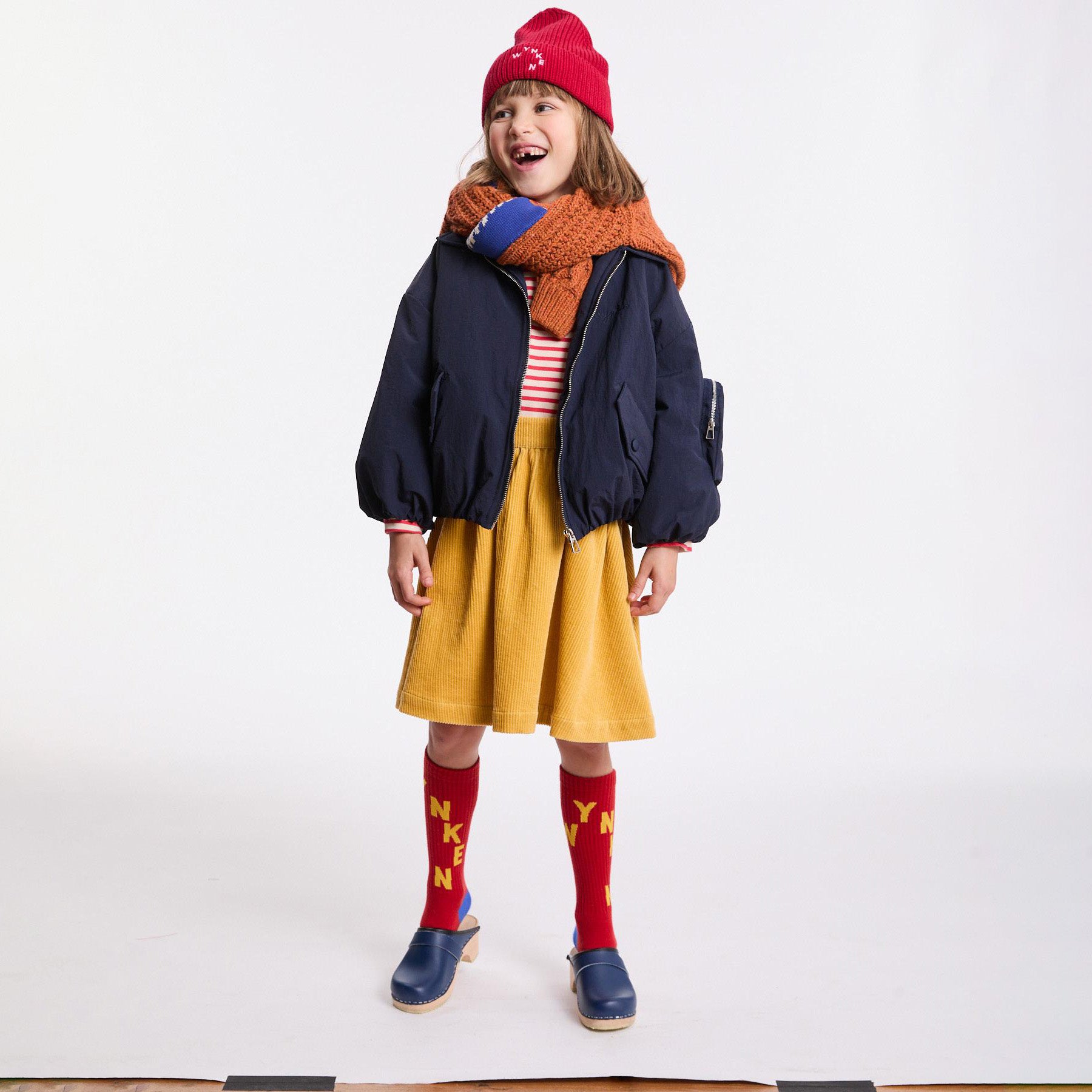 Wynken-Kids Wynken Pallette Sock Rust