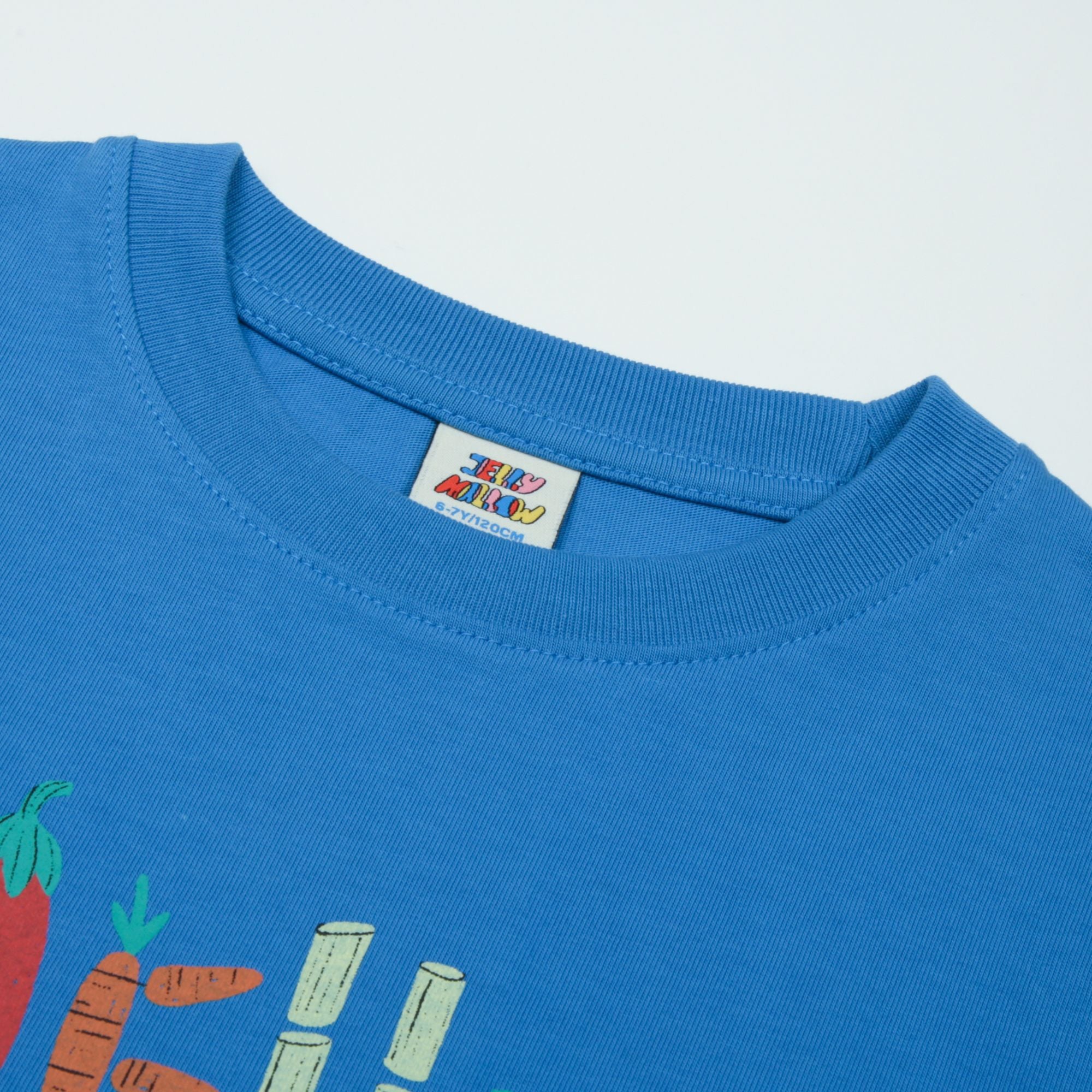 Jelly Mallow-Veggis Longsleeve T-shirt Blue