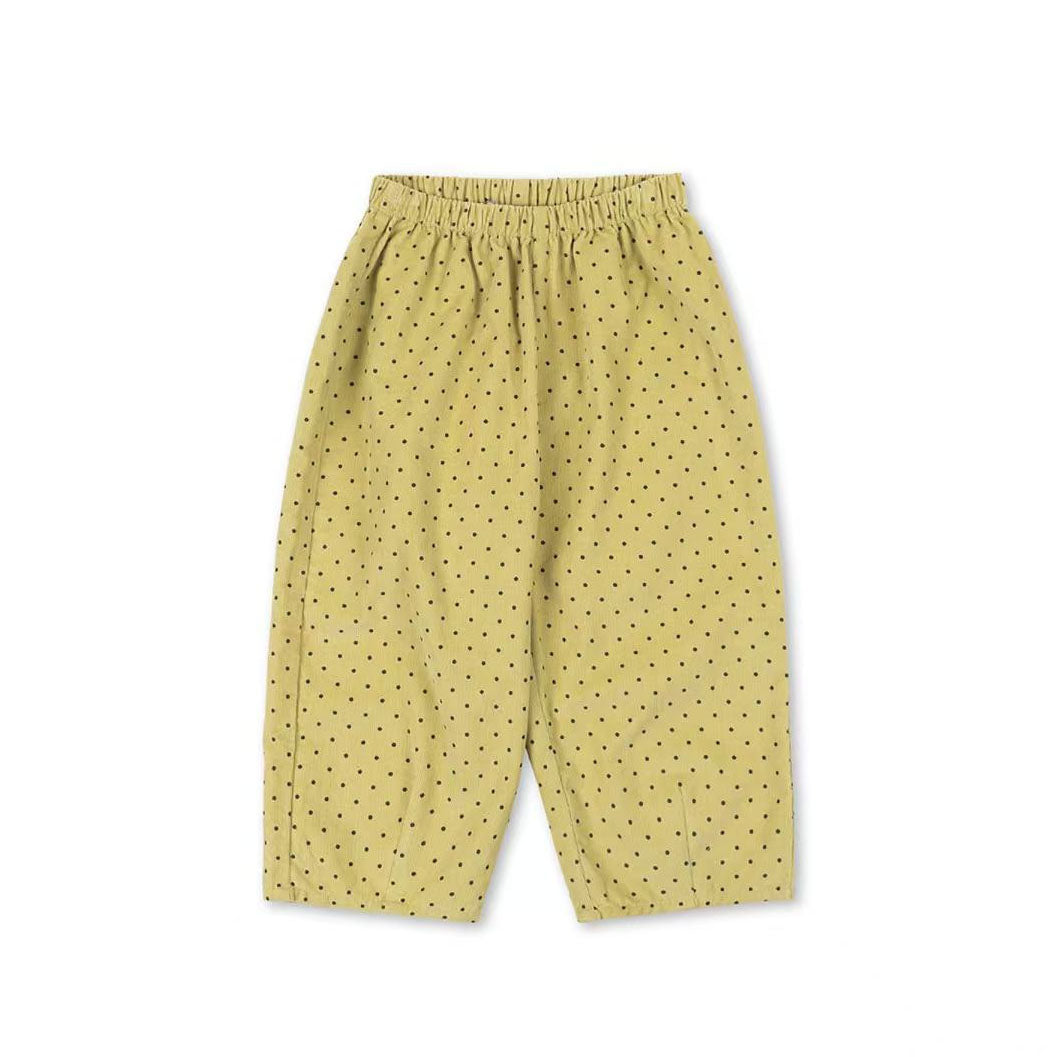 Konges Sløjd-Girls Marlo Pants Gots Dot Leek