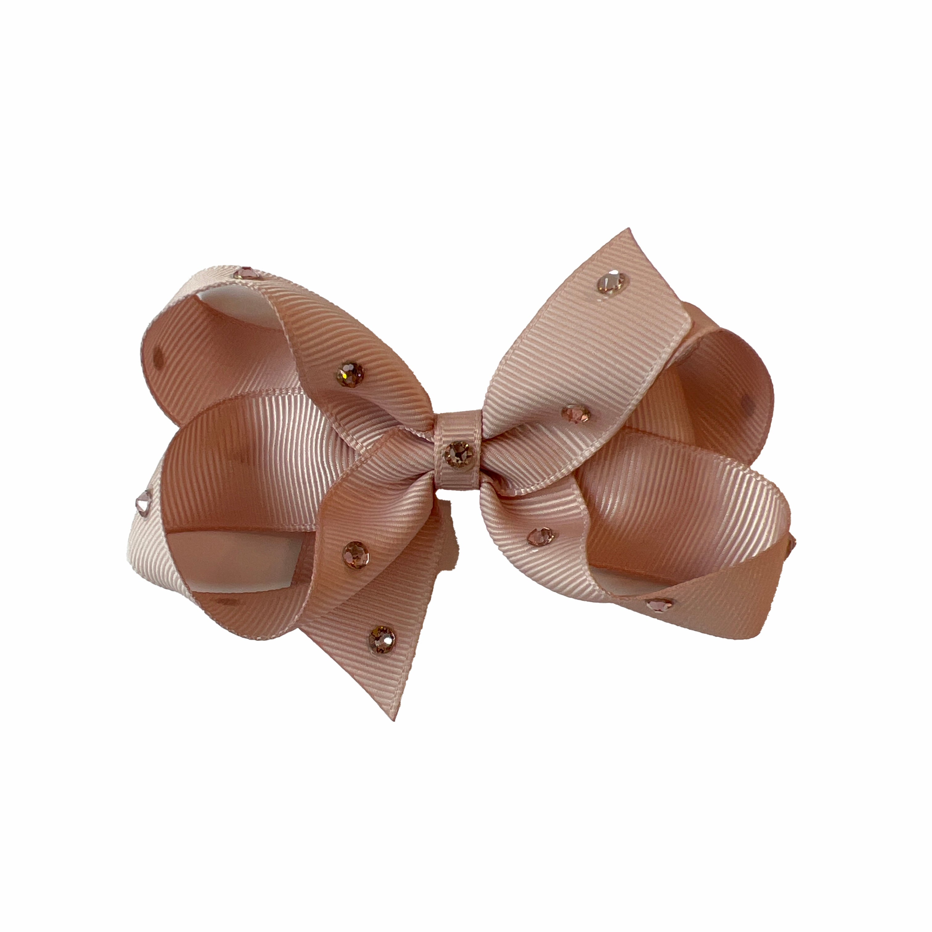 Olilia-Medium Classic Bow-Vanilla