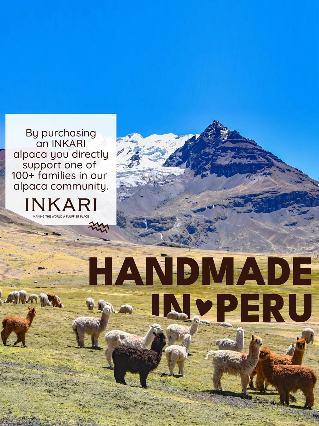 Inkari-Naturals Alpaca Toy Medium 32cm Darkroast Espresso