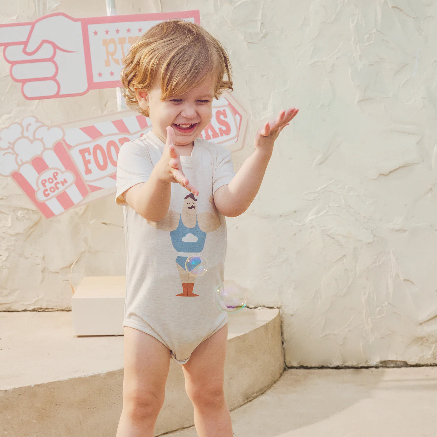 Petite Revery-Baby Onesie Nimbus Cloud-Strongman