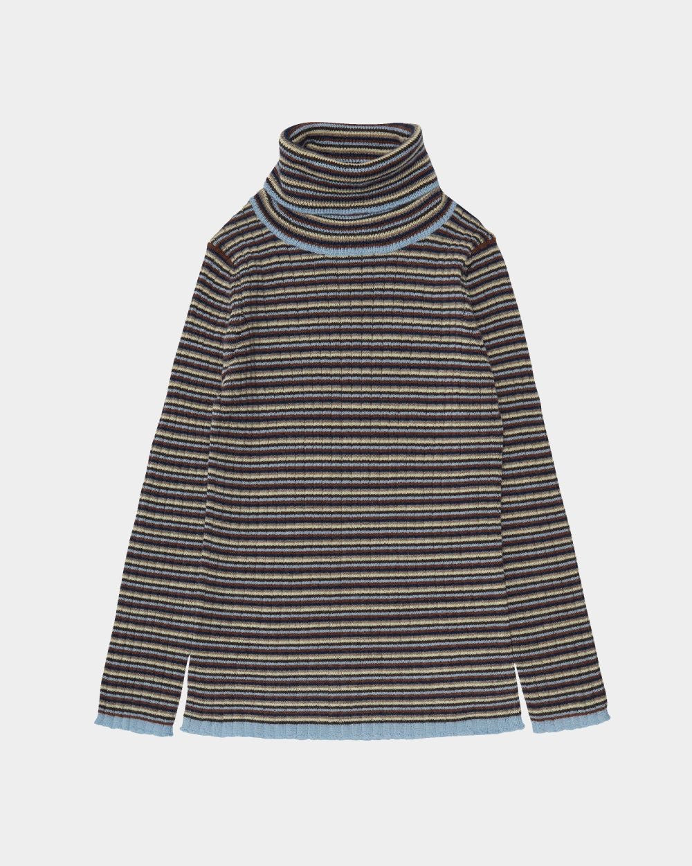 Rollneck Blouse multi stripe