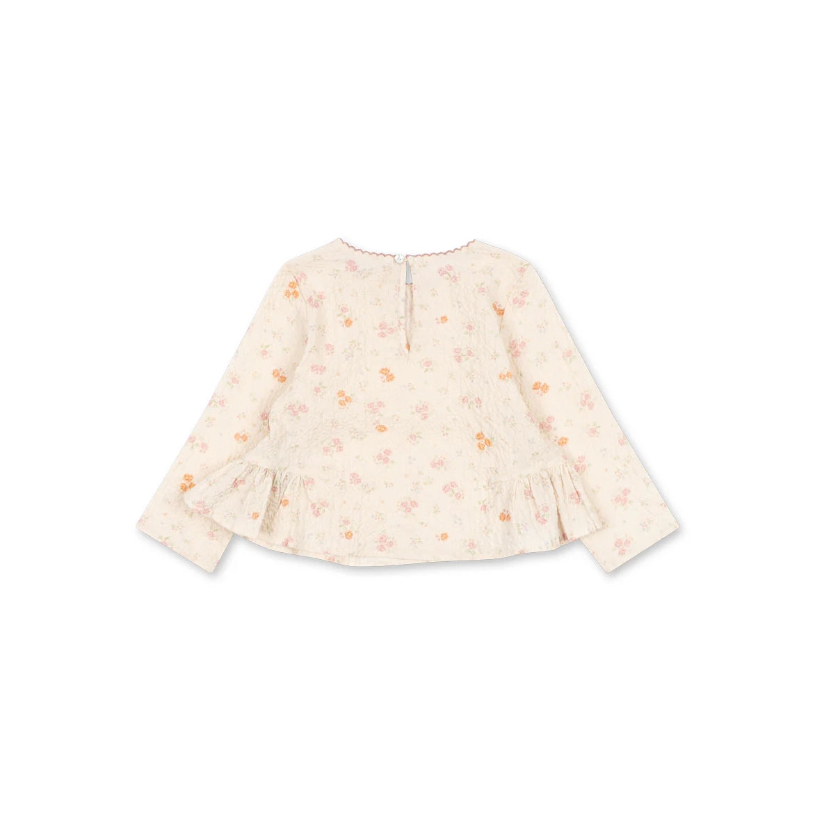 Konges Sløjd-Girl Elin Bow Blouse Gots Nonoka