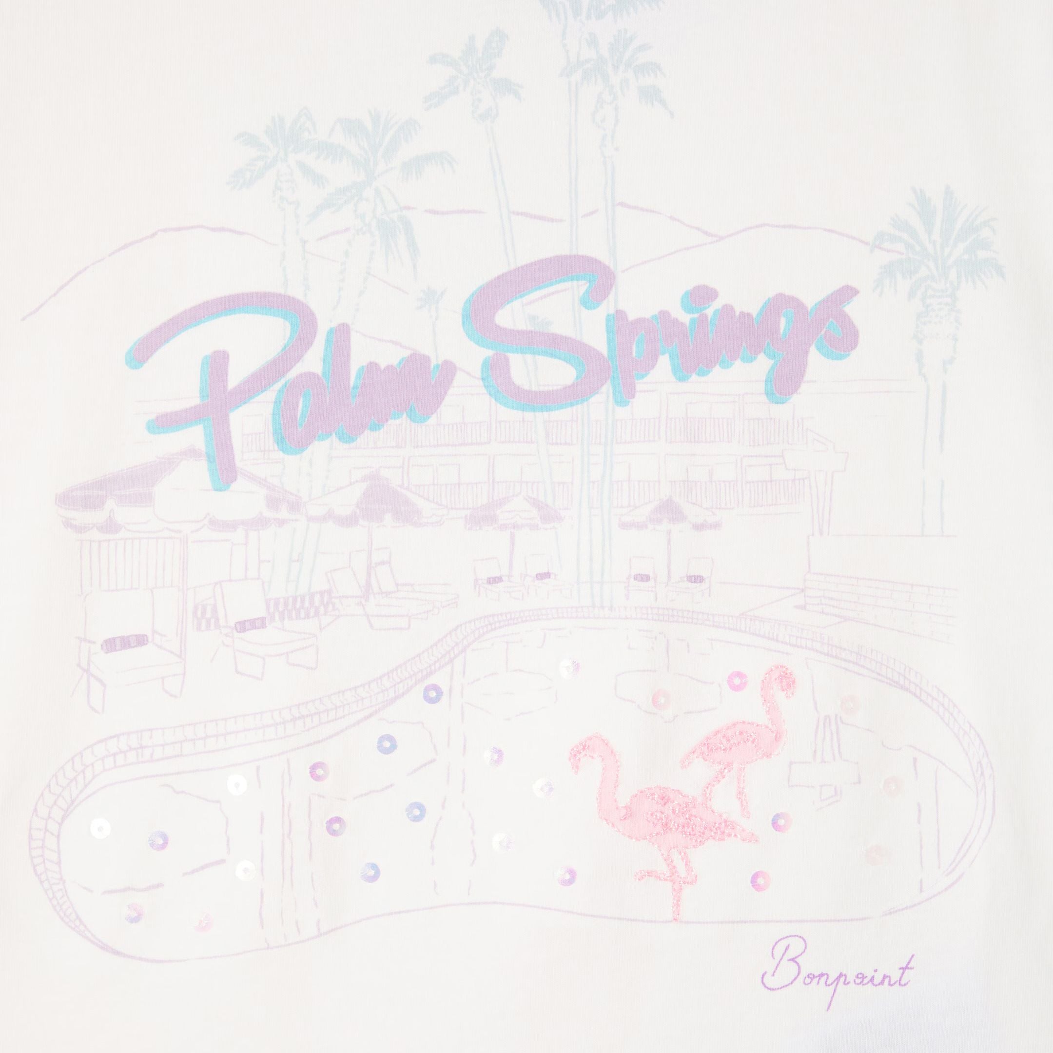 Bonpoint-T-Shirt Emma Upb Blanc Lait