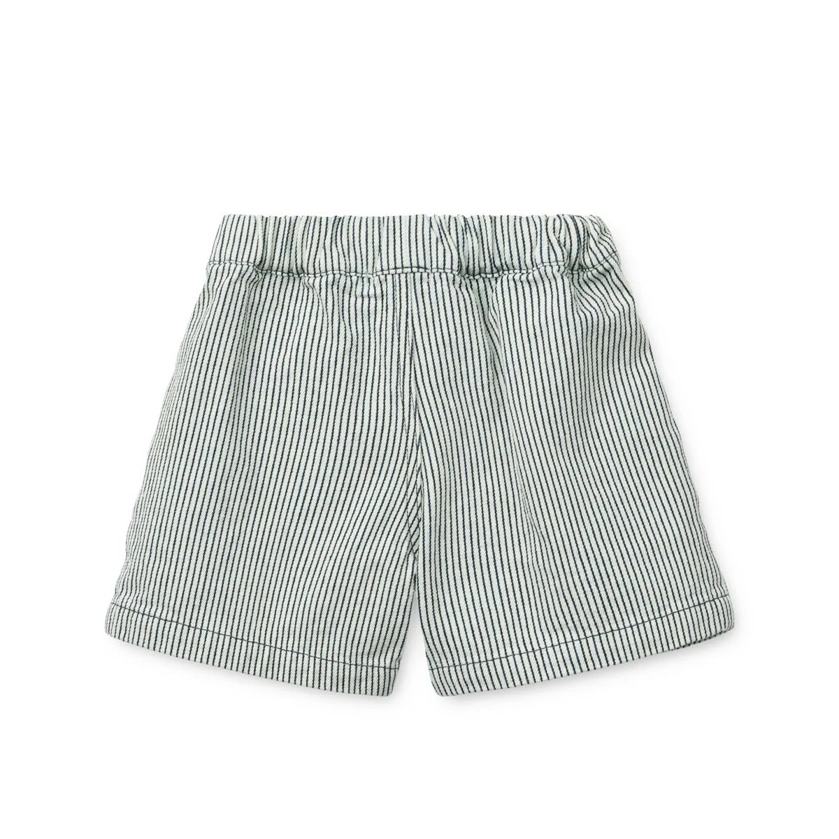 Liewood-Borrisa Stripe Denim Shorts Classic navy / Creme de la creme