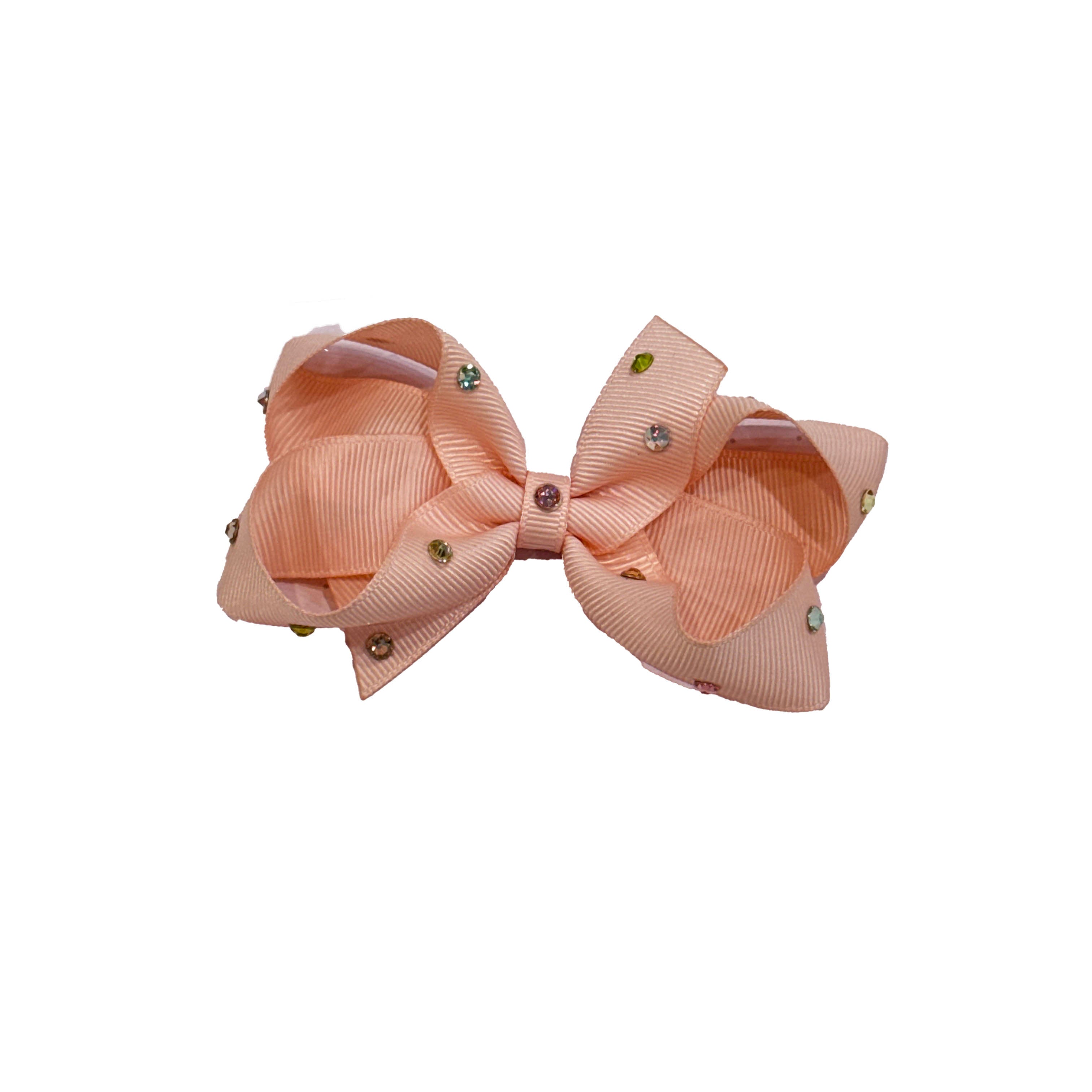 Cemarose X Olilia-Medium Classic Bow-Moonstone