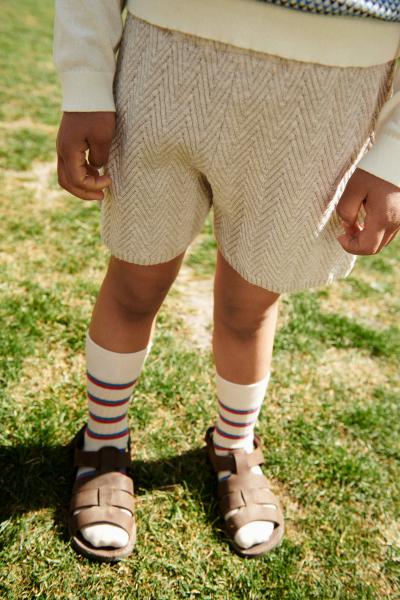 Structure Shorts-taupe melange