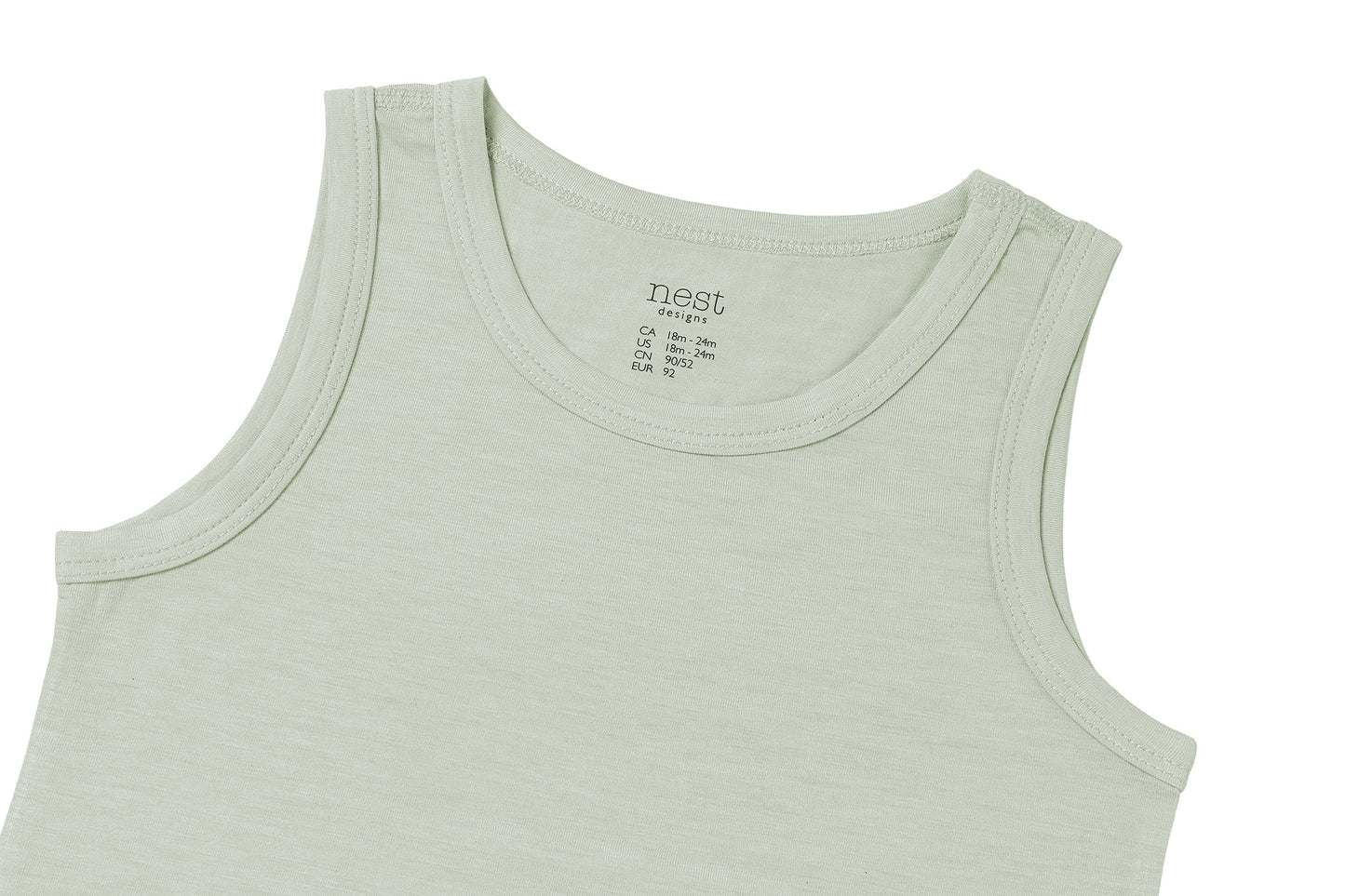 Tank Top (Bamboo Jersey) - Pantone Dewkist