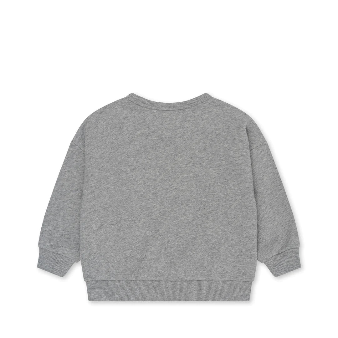 LOUPY LOU SWEATSHIRT GOTS-GREY MELANGE