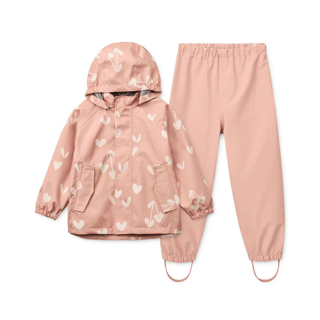 Liewood-Pedia Rainwear Set Sweethearts / Pale tuscany